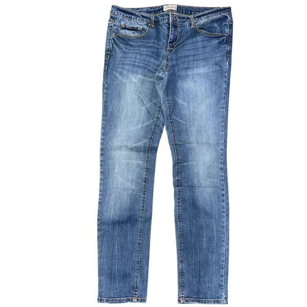 Aeropostale Women’s  Blue Ultra Skinny Ashley Jeans Lowrise Faded Size 11/12